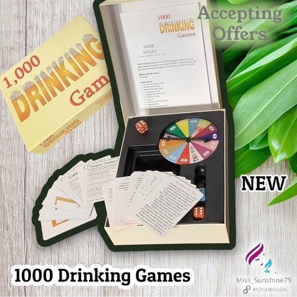 1000 Drinking Games - NEW - all in one box - Picture 1 of 6